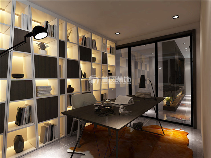 保利達大象-185平-現(xiàn)代極簡風格-書房.jpg