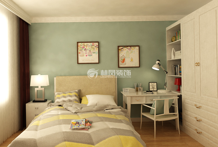 益格清水灣-95平-簡(jiǎn)歐風(fēng)格-次臥室.jpg 益格清水灣-95平-簡(jiǎn)歐風(fēng)格-次臥室.jpg